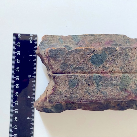 Vintage Textile Stamp Hand-Carved Wooden Print Blocks Textile Fabric Wallpaper - Picture 5 of 5